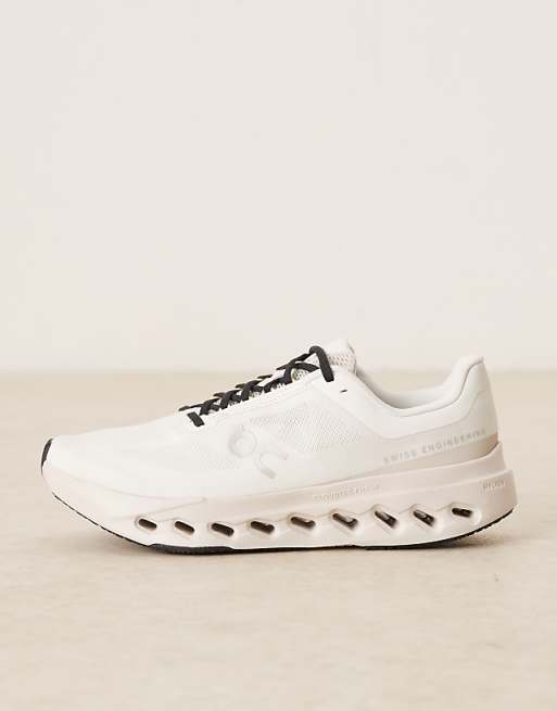ON Cloudsurfer Next Running Trainers In Ivory And Silver