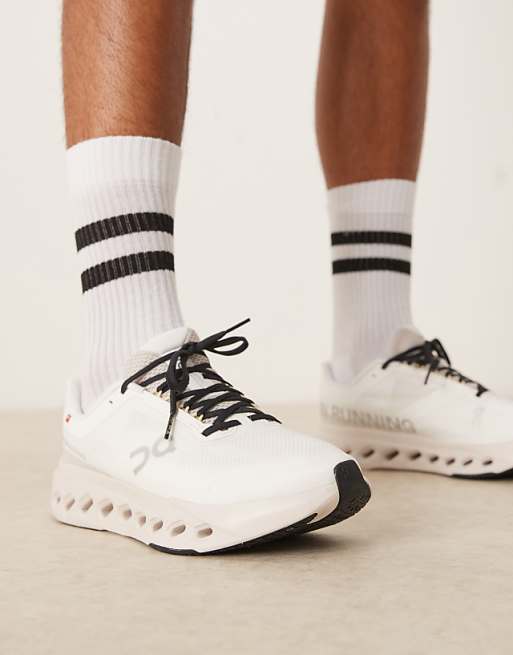 ON Cloudsurfer Next Running Trainers In Ivory And Silver