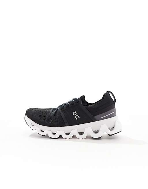 ON Cloudswift 3 Running Trainers In Black And White