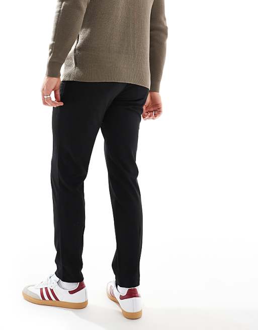 ONLY & SONS Slim Tapered Fit Trousers In Black