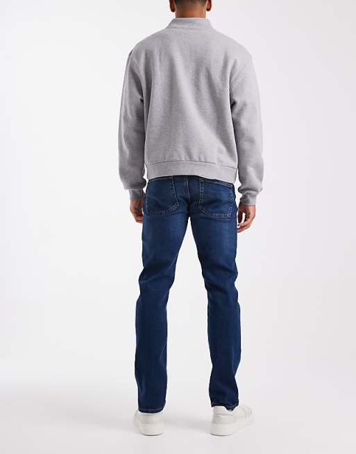 ONLY & SONS Weft Regular Fit Jeans In Dark Wash