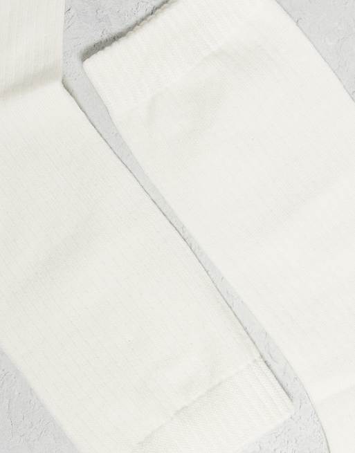 & Other Stories 2 Pack Cotton Ribbed Socks In White