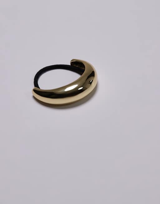 & Other Stories Metal Hair Tie In Gold
