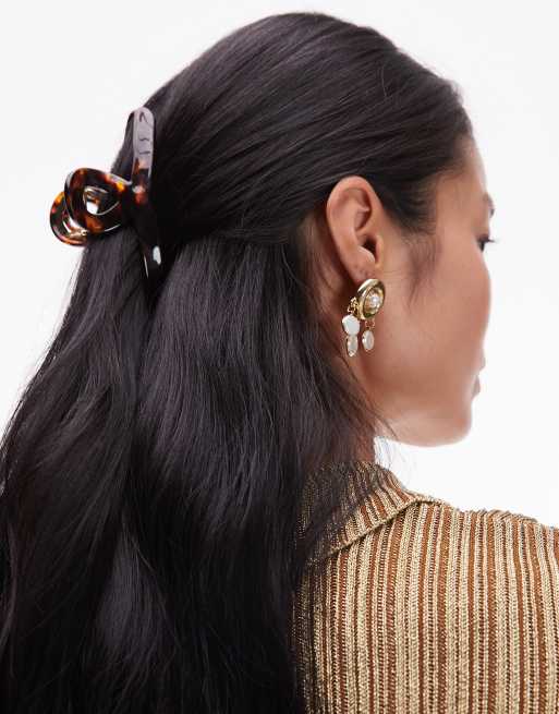 & Other Stories Twist Hair Clip In Brown Tortoiseshell