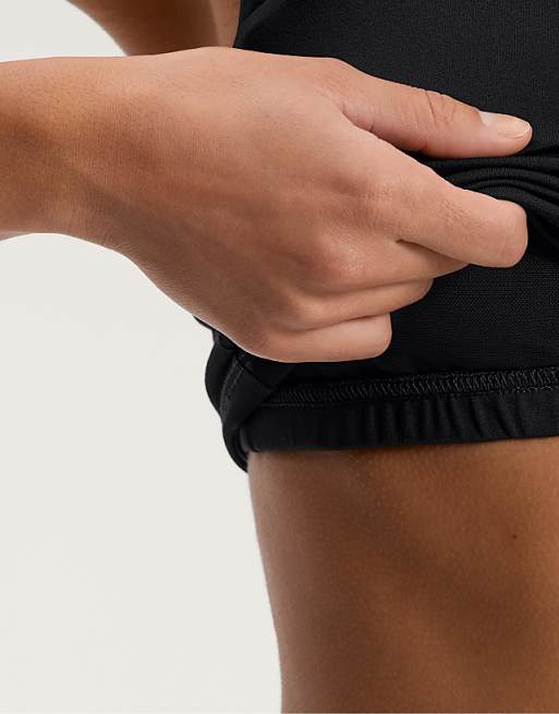 OYSHO Asymmetrical Twist Comfortlux Tank Top In Black