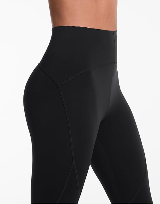 OYSHO Basic Compressive Ankle-length Leggings In Black