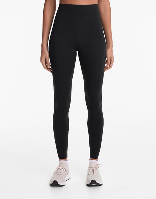 OYSHO Basic Compressive Ankle-length Leggings In Black