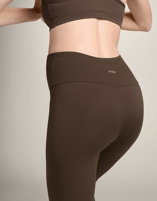 OYSHO Comfortlux 65cm Maternity Leggings In Dark Brown