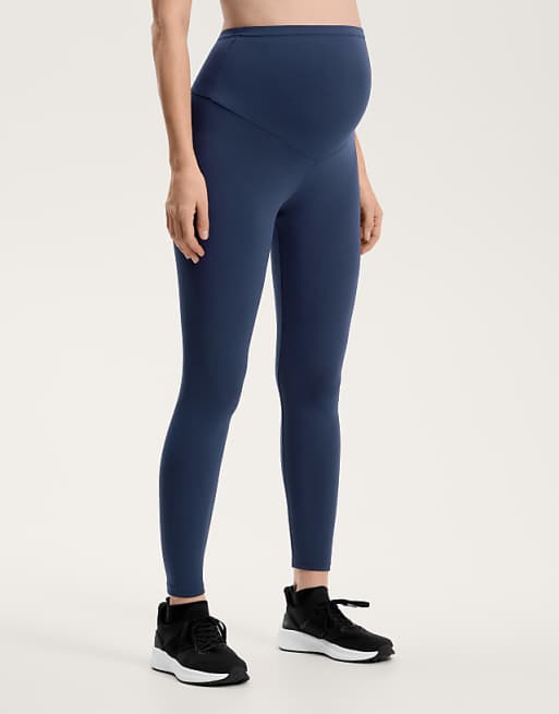 OYSHO Comfortlux 65cm Maternity Leggings In Navy Blue