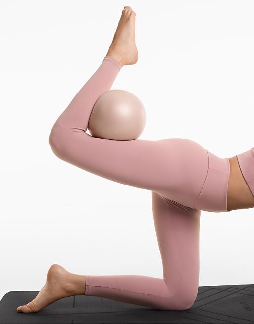 OYSHO Comfortlux High-rise Ankle-length Leggings In Washed Rose