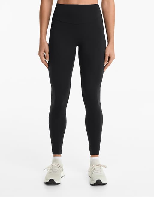OYSHO comfortlux high rise ankle-length leggings in black