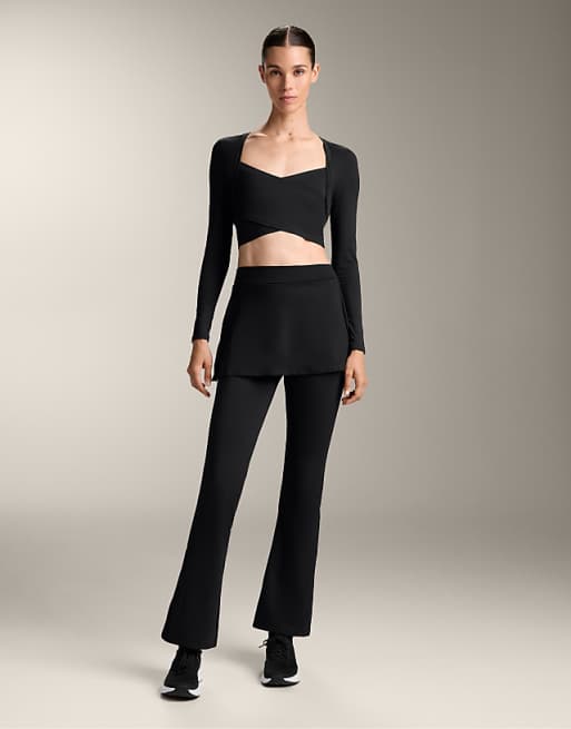 OYSHO Comfortlux long-sleeved t-shirt in black