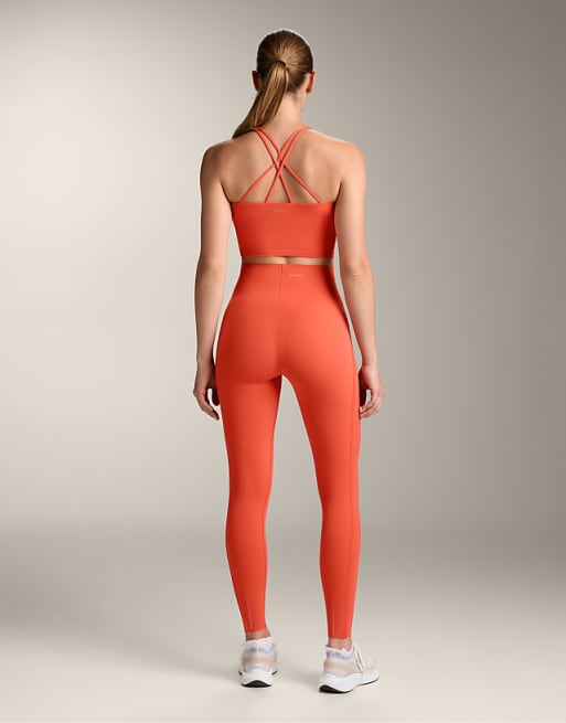 OYSHO Comfortlux Strap Tank Top With Cups In Orange