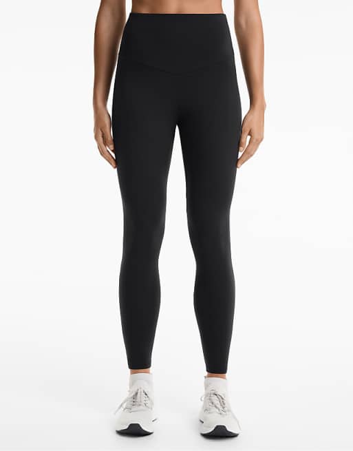 OYSHO Comfortlux Super High Rise 65cm Ankle-length Leggings With Pockets In Black