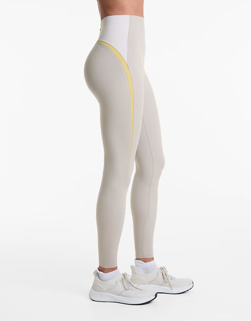 OYSHO Compressive Core Control 65cm Ankle-length Leggings In Grey