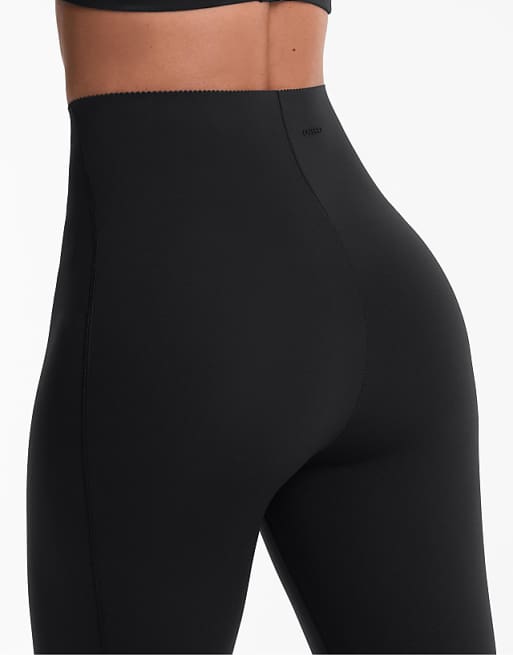 OYSHO Compressive Core Control Ankle-length Leggings In Black