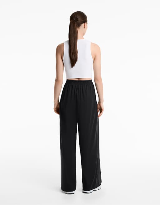 OYSHO Crossover Hem Tank Top In Off-white