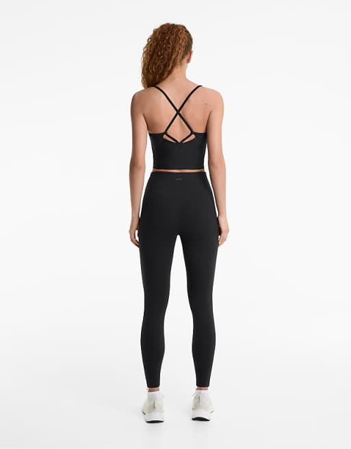 OYSHO Evermore 65cm High Rise Ankle-length Leggings In Black
