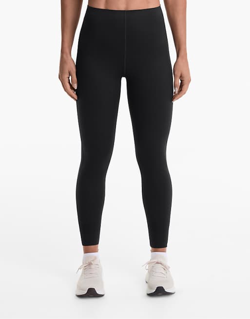 OYSHO Extra-compressive core-control 65cm ankle-length leggings in black