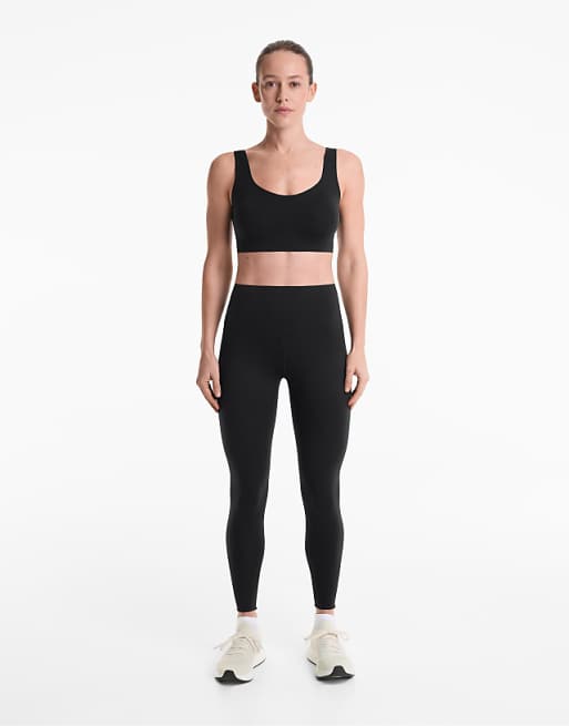 OYSHO Perfect-adapt High-rise 65cm Ankle-length Leggings In Black
