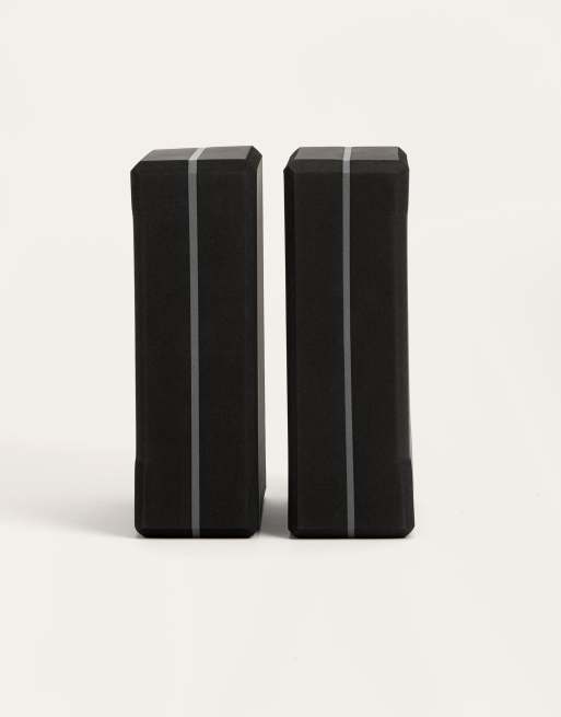 OYSHO Yoga Block Pack In Anthracite Grey