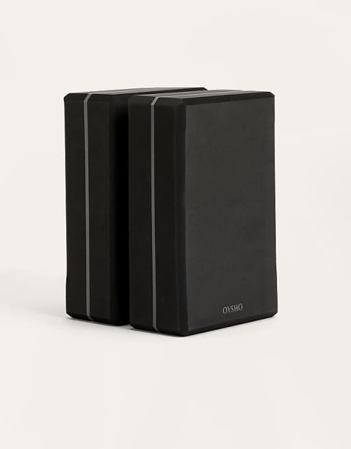 OYSHO Yoga block pack in anthracite grey