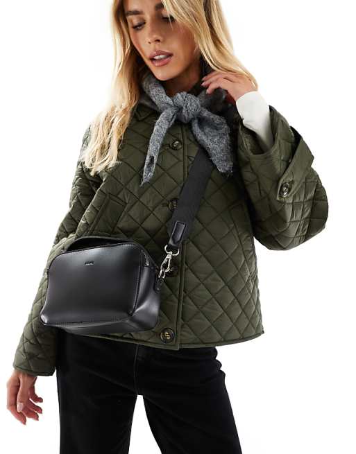 PASQ crossbody camera bag in black