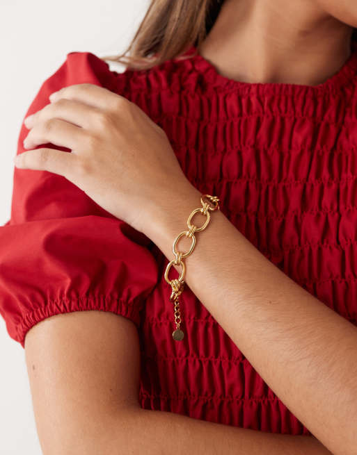 Petit Moments Utica Open Chain Bracelet In Gold
