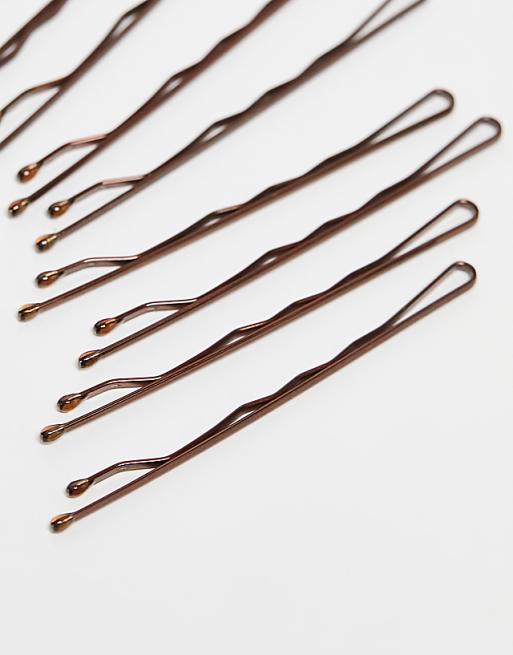 Pieces 30 Pack Hair Pins Card In Bronze