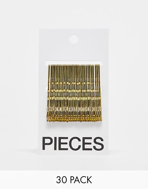 Pieces 30 pack hair pins card in gold