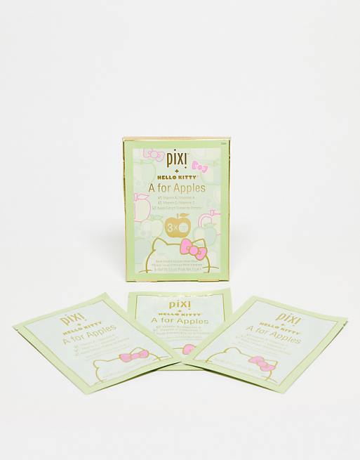 Pixi Hello Kitty A is for Apple Multi-Vitamin Infused Sheet Masks x 3