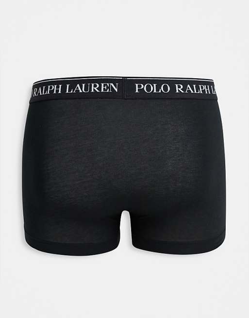 Polo Ralph Lauren 3 Pack Trunks In Black