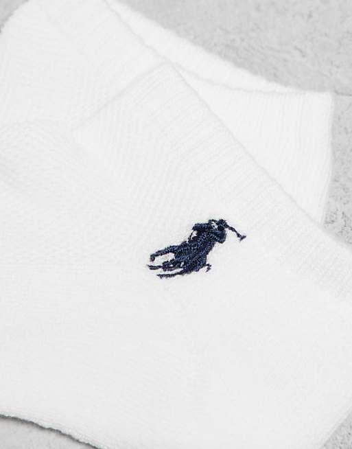 Polo Ralph Lauren 6 Pack Trainer Socks In White