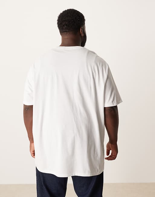 Polo Ralph Lauren Big & Tall Heritage Bear Print T-shirt Classic Fit In White