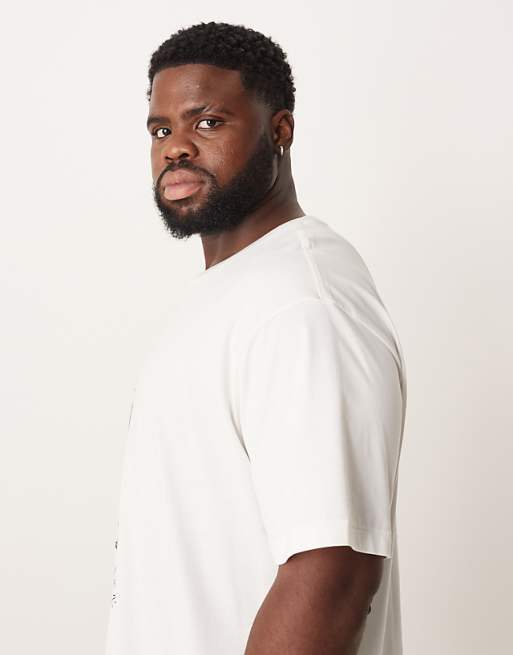 Polo Ralph Lauren Big & Tall Heritage Cap Bear Print T-shirt In White