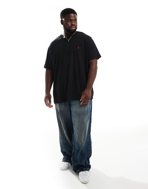 Polo Ralph Lauren Big & Tall Icon Logo T-shirt In Black