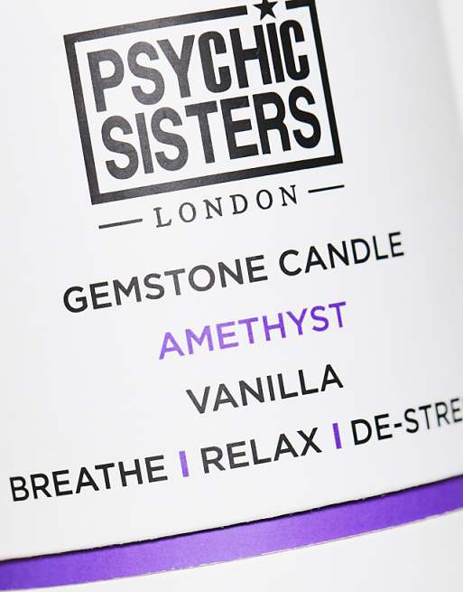 Psychic Sisters X ASOS Exclusive Amethyst Gemstone Candle 100g