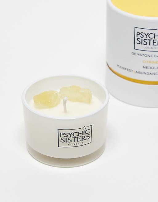 Psycic Sisters X ASOS Exclusive Citrine Gemstone Candle