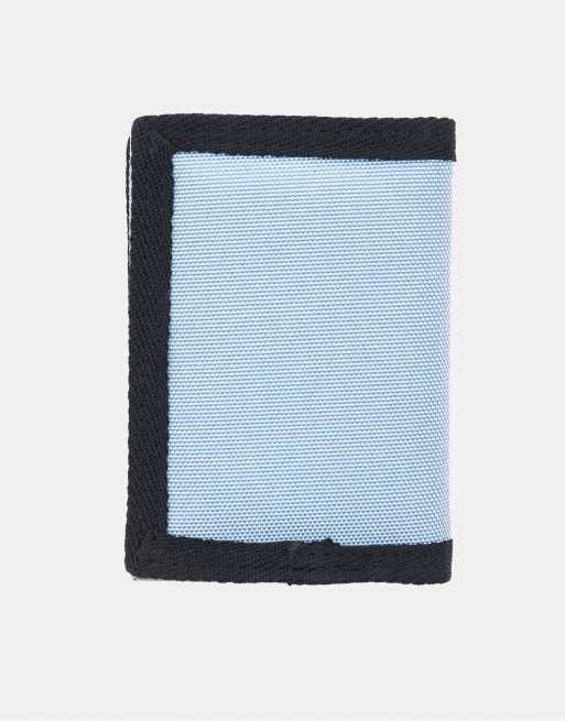 Pull&Bear Fabric Stwd Wallet In Blue