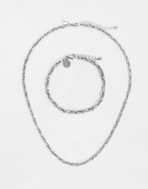Pull&Bear Necklace And Bracelet Pack In Others