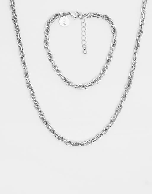 Pull&Bear Necklace and bracelet pack in others
