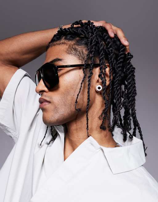 Quay Studio Sesh Shield Sunglasses In Black