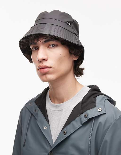 Rains 20010 waterproof bucket hat in black