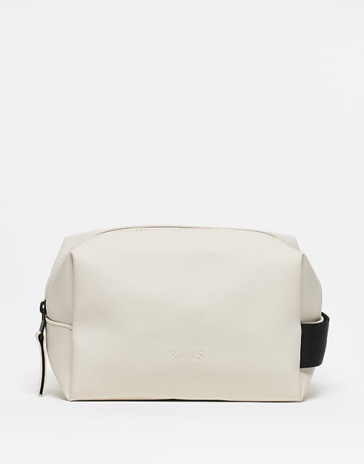 Rains small wash bag in beige