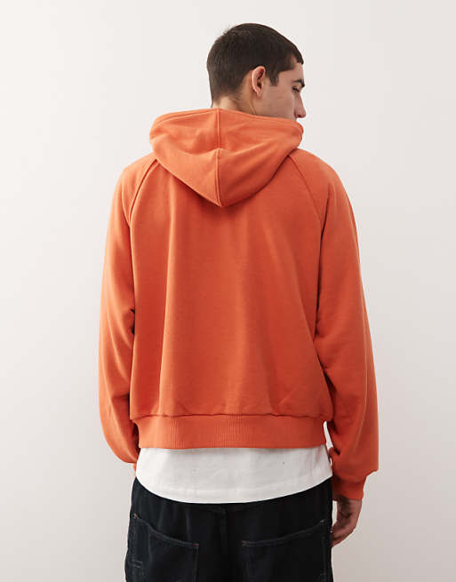 Reclaimed Vintage Oversized Hoodie With Graphic In Washed Red