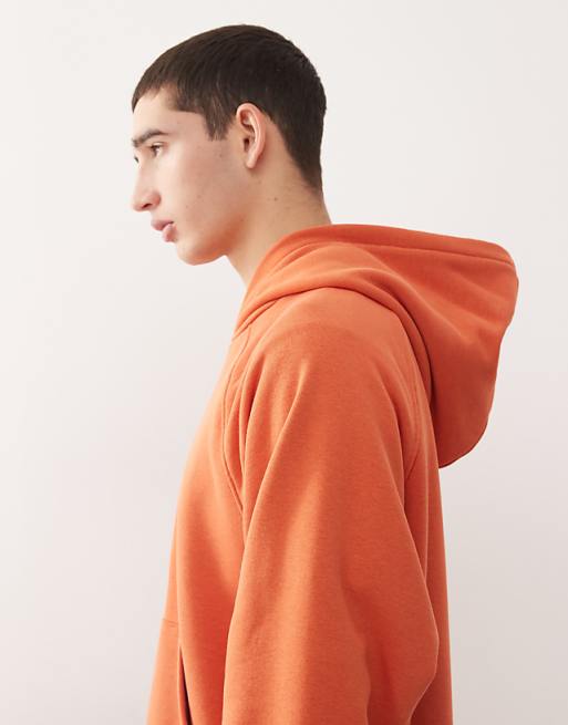 Reclaimed Vintage Oversized Hoodie With Graphic In Washed Red
