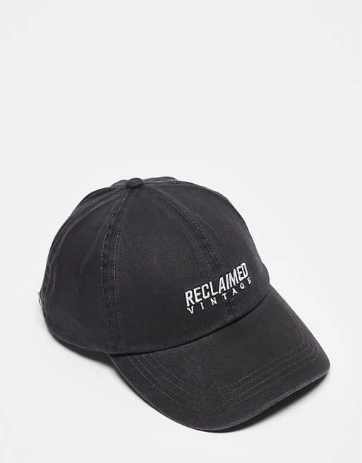Reclaimed Vintage unisex logo cap in black