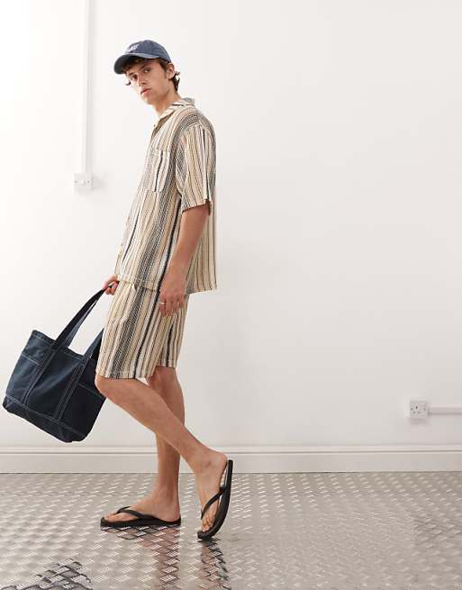 Reclaimed Vintaged knitted co-ord in stripe