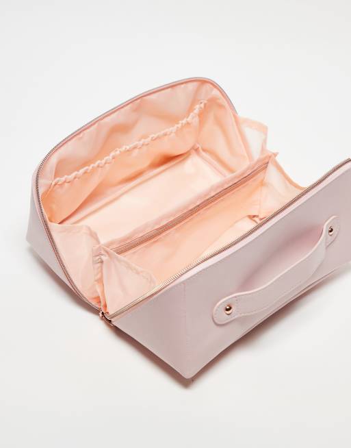 Revolution Glam Fold Out Cosmetic Bag In Pink