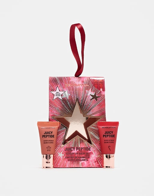 Revolution Juicy Peptide Mini Lip Balm Duo